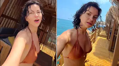 Ünlü şarkıcı Inna tatil için Türkiye'ye geldi