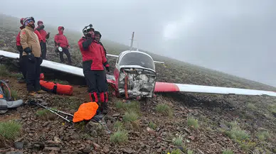 Kaçkar Dağları'nda düşen özel jete 12 saat sonra ulaşıldı: Pilot hayatını kaybetti