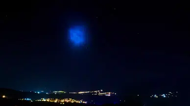 Kayseri ve çevre illerde görülen mavi ışıklı cisim paniğe yol açtı