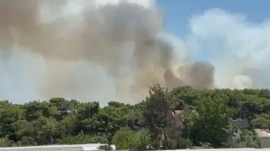 Antalya Muratpaşa’da orman yangını yeniden başladı