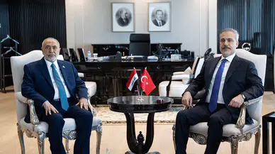 Dışişleri Bakanı Fidan, Irak Temsilciler Meclisi Başkanı Meşhedani ile görüşme gerçekleştirdi