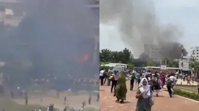 Bangladeş’te savaş uçağı Dhaka’daki üniversite kampüsüne düştü: 1 ölü