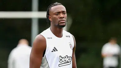 Beşiktaş’ın yeni golcüsü Tammy Abraham ilk idmanına çıktı