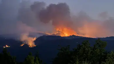Alevlerin arasında kalan 10 orman işçisi şehit oldu