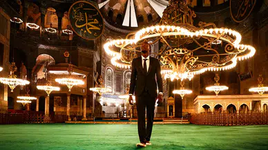 Beşiktaş'ın yeni yıldız golcüsü Tammy Abraham'dan Ayasofya Camii ziyareti