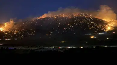 Pamukkale’de orman yangını: Ekipler kontrol için seferber oldu