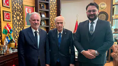 Eski HDP'li Ayhan Bilgen, Bahçeli'ye 'teşekkür' ziyaretinde bulundu