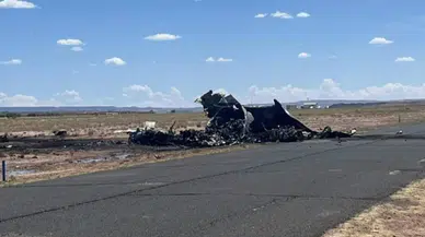 Hasta nakil uçağı düştü: 4 kişi hayatını kaybetti