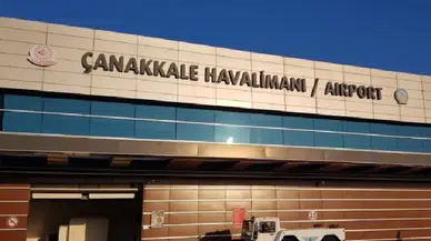 Çanakkale Havalimanı, orman yangını nedeniyle uçuşlara kapatıldı