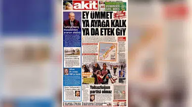 Yeni Akit’in Gazze manşetinde cinsiyetçi ifade tepkisi: Ey Ümmet, ya ayağa kalk ya da etek giy