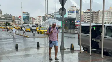 İstanbul sağanak yağmurla buluştu