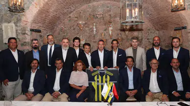 Fenerbahçe Başkanı Ali Koç, Benfica yöneticilerini yemekte ağırladı