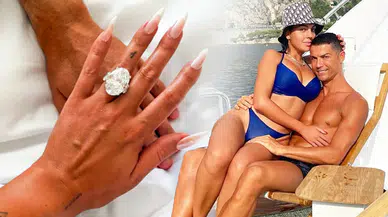 Cristiano Ronaldo, Georgina Rodriguez ile nişanlandı