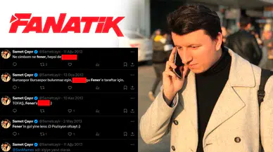 Fanatik Gazetesi Fenerbahçe muhabiri Samet Çayır’ın Fenerbahçe'ye hakaret ettiği paylaşımlar ortaya çıktı!