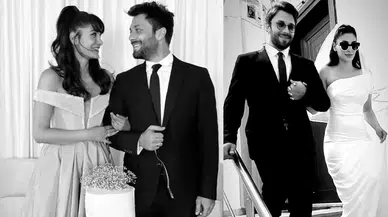 Sitare Akbaş ve Cengiz Orhonlu evlendi: İlk kareler geldi