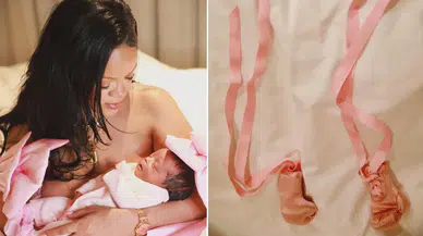 Rihanna üçüncü kez anne oldu: Kız bebek hayali gerçek oldu