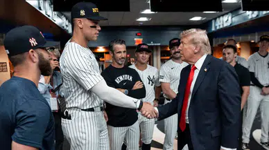 New York Yankees taraftarı ABD Başkanı Trump'a maçı zehir etti