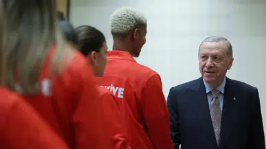 Cumhurbaşkanı Erdoğan, Filenin Sultanları'yla bir araya geldi