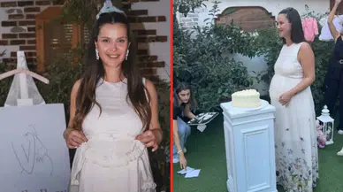 Oyuncu İrem Helvacıoğlu, doğacak çocuğu için baby shower düzenledi