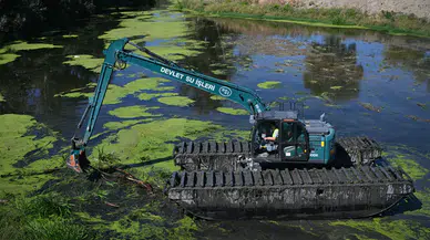 Edirne Tunca Nehri’nde sonunda temizlik çalışması başlatıldı