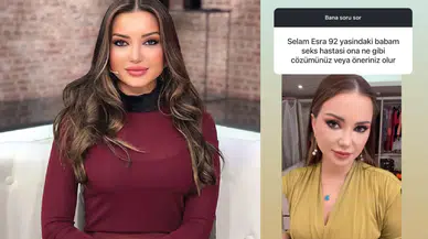 Esra Ezmeci’ye gelen soru olay yarattı: 92 yaşındaki babam seks hastası!