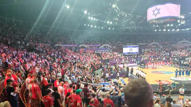 EuroBasket'te Polonyalı taraftarlardan İsrail milli marşına protesto
