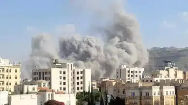 İsrail'den Yemen'in başkentine bombalı saldırı: Hedefte Husilerin Genelkurmay Başkanlığı vardı!
