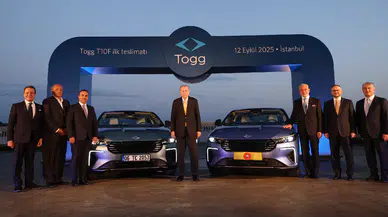 Cumhurbaşkanı Erdoğan’a TOGG T10F hediye edildi: Mavi modelle test sürüşü yaptı