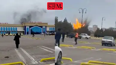 İran füzeleri Nahçıvan'ı vurdu: Havalimanı yakınlarında şiddetli patlama