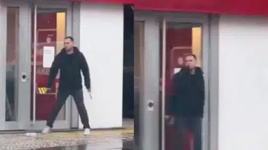 Banka soygunu sanılmıştı: Gerçek, koca şiddetinden kaçan kadının bankaya sığınmasıymış