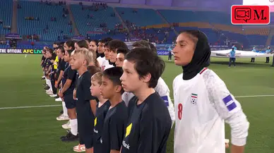 İran kadın milli takımı, Asya Kupası'nda İslam rejiminin milli marşını okumadı!