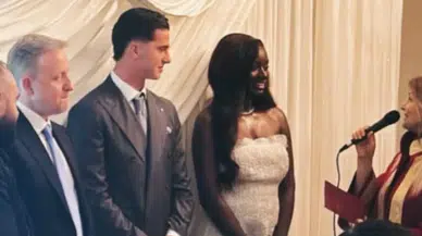 Milli futbolcu Bertuğ Yıldırım Portekizli sevgilisiyle evlendi