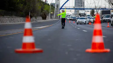 İstanbul'da yarış trafiği: Beşiktaş ve Ataşehir'de çok sayıda yol kapandı