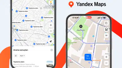 Yandex Maps'ten hayati adım: AFAD verileriyle toplanma alanları haritada