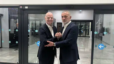FIFA Başkanı Infantino, FIFA Arena projesi için İstanbul'a geldi