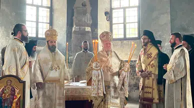 Fener Rum Patriği Bartholomeos Nevşehir'de pazar ayinini yönetti
