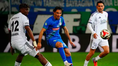 Rize'de nefes kesen mücadele: Çaykur Rizespor ile Beşiktaş 2-2 berabere kaldı