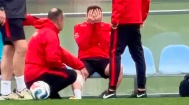 Kerem Aktürkoğlu Dünya Kupası antrenmanlarında sakatlandı
