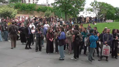 Bilgi Üniversitesi'nde kapatılma kararına karşı protestolar sürüyor: Polis müdahale etti