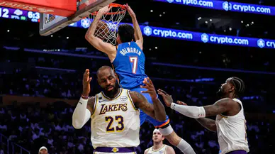 Thunder seride durumu 3-0 yaptı: Lakers süpürülmenin eşiğinde