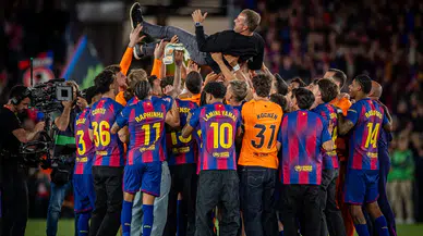 Barcelona, El Clasico zaferiyle şampiyon oldu
