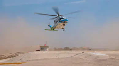 Suudi Arabistan'da petrol devi Aramco'ya ait helikopter düştü: 14 ölü