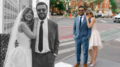Komedyen Hasan Can Kaya, Duygu Karabaş ile ABD'de dünyaevine girdi