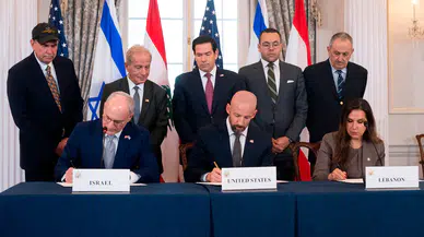 İsrail ve Lübnan arasında Washington'da kritik imza: Çatışmaları bitirecek çerçeve anlaşması kabul edildi