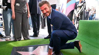 David Beckham, Hollywood Şöhretler Kaldırımı'nda yıldızına kavuştu