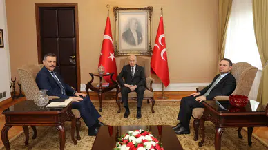 Adalet Bakanı Akın Gürlek ve İçişleri Bakanı Mustafa Çiftçi'den Devlet Bahçeli’ye ziyaret: “Milli meselelerde ferasetli duruş sergiliyor”