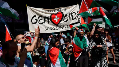 Protestoların gölgesindeki Eurovision'da reyting şoku: Boykot kararı alan ülkeler 35 milyon izleyici götürdü