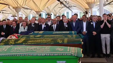 Kemal Kılıçdaroğlu ile Özgür Özel, Olcay Baykal'ın cenaze töreninde selamlaştı