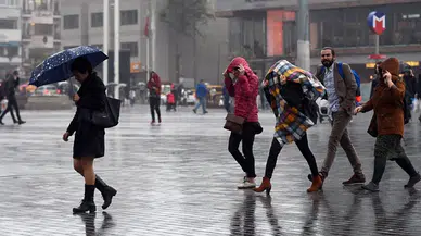 İstanbul dahil 5 il için sarı kodlu sağanak uyarısı: Sıcaklıklar 6 derece birden düşecek