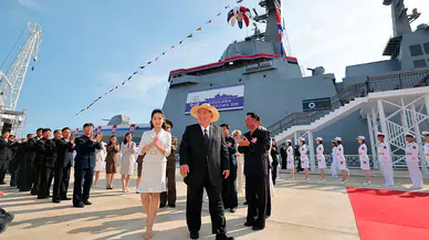 Geçen yıl hasar gören dev destroyer onarıldı: Kim Jong Un'dan iki ay içinde göreve başlama talimatı